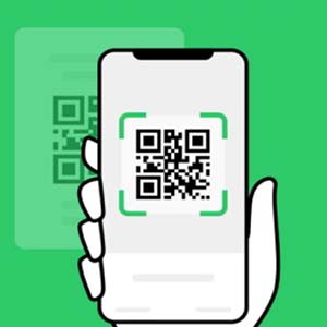 掃描 QR Code 示意圖